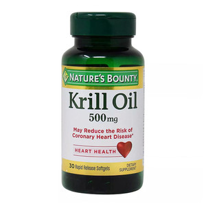 Nature'S Bounty  Red Krill Oil 500 Mg Dietary Supplement Softgels 30 Soft Gels