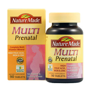 Nature Made Prenatal Multi Dietary Supplement , 90 Tablets Ea