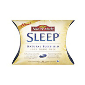 Nature Made Natural Sleep Aid Liquid Softgels 30 Ea