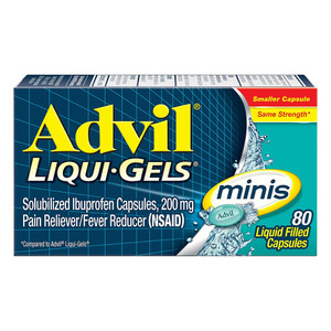 Advil Liqui-Gel Minis Pain Reliever & Fever Reducer - 80 Ct