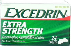 Excedrin Extra Strength Pain Relief Caplets - Headache Relief - 24 Count