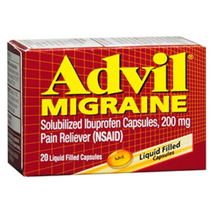 Advil Migraine Pain Reliever Liqui-Gels - 20 Each
