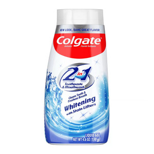 Colgate 2-In-1 Toothpaste And Mouthwash, Whitening - 4.6 Oz
