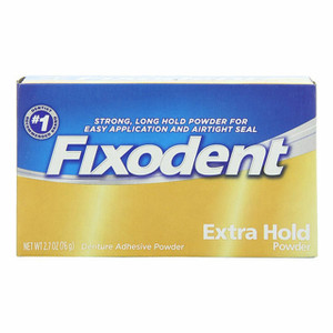 Fixodent Extra Hold Denture Adhesive Powder - 2.7 Oz