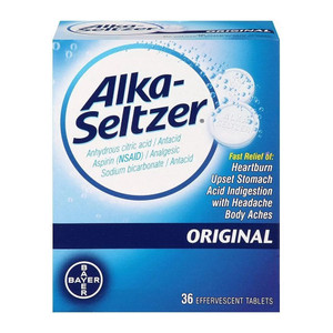 Alka-Seltzer Original Effervescent Tablets - 36 Count