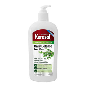 Kerasal Daily Defense Foot Wash Daily Cleanser With Tea Tree Oil - 12 Ounce