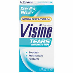 Visine Tears Dry Eye Relief Eye Drops Natural Tears Formula 0.50 Oz Visine Tears Dry Eye Relief Eye Drops Natural Tears Formula 0.50 Oz