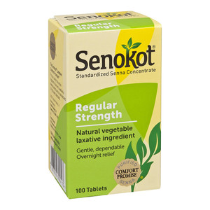 Senokot-Natural Vegetable Laxative Ingredient - 100 Tablets