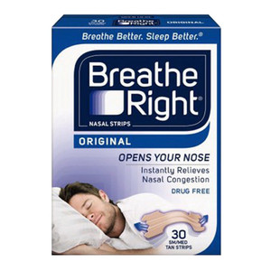 Breathe Right Nasal Congestion Relief Nasal Strips - 30 Ea