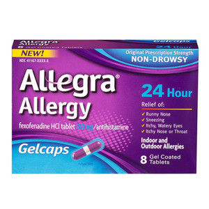 Allegra Allergy Relief Non Drowsy Tablets - 8 Ea