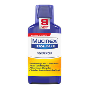 Mucinex Fast-Max Severe Cold Relief Liquid, 6 Oz