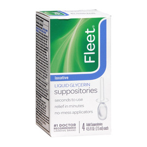 Fleet Liquid Glycerin Suppositories 4 Each