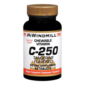 Windmill Vitamin C-250 Tablets Tangerine - 60 Tablets