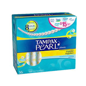 Tampax Pearl Regular Absorbency Unscented Tampons - 36 Ea