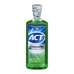 Johnson And Johnson Act Anticavity Fluoride Rinse Mint - 18 Oz