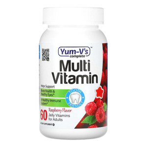 Yum V'S Complete Multivitamin And Multimineral For Adults Jellies, Raspberry 60 Ea