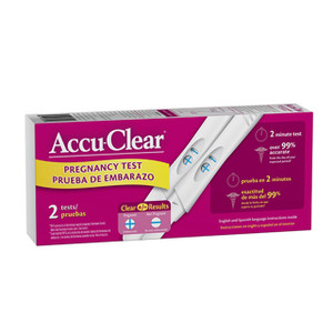 Accu-Clear Early Pregnancy Test - 2 Tests Ea