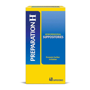 Preparation H Hemorrhoidal Suppositories, Economy Size - 48 Ea