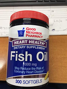 Gnp Fish Oil 1000Mg, 300 Softgels