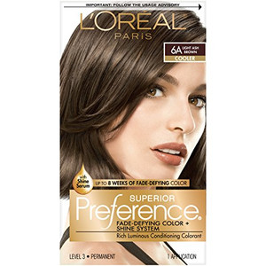 Loreal Superior Preference Hair Color, 6A Light Ash Brown