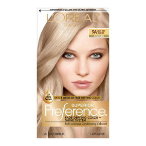 Loreal Superior Preference Hair Color, 9A Light Ash Blonde - 1 Ea