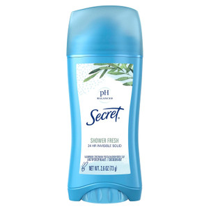 Secret Invisible Solid Antiperspirant and Deodorant for Women, Shower Fresh Scent, 2.6 oz