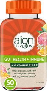 Align Probiotic, Gut Health & Immunity Support, Probiotic for Women and Men 50 gummies