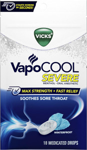 Vicks, Vapo COOL SEVERE Medicated Drops 18ct