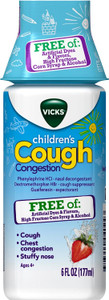 Vicks Children'S Daytime Cough & Congestion Relief, 6 Fl Oz