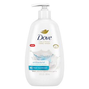 Dove Care & Protect Antibacterial Hand Wash Protects Skin from Dryness, Hand Soap, 12 oz