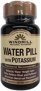 Windmill Water Pill with Potassium Tablets 90 Ea
