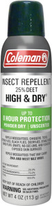 Coleman Insect Repellent Spray - 25% DEET Dry Formula Insect Repellent Spray 4 fl oz