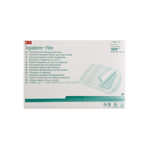 Transparent Film Dressing 3M Tegaderm Rectangle 6 X 8" Frame Style Delivery With Label Sterile - 1 Ea