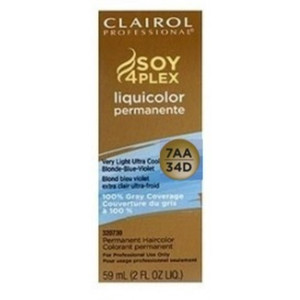 Clairol Professional Liqui Color 7AA 34D Medium Ultra Cool Blonde, 2 oz