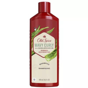 Old Spice Wavy Curly Shampoo With Aloe & Avocado Oil For Men - 13.5 Fl Oz