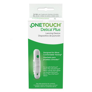 Onetouch Delica Plus Lancing Device for Diabetes Testing with Lancets, 10 Ea