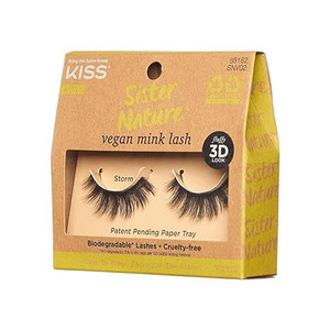 KISS Sister Nature Vegan Mink Lash Case  Of 36