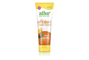Alba Botanica Cream Shave, Mango Vanilla, 8 Oz