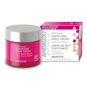 Andalou Naturals 1000 Roses Fortifying Night Cream, 1.7 Oz.