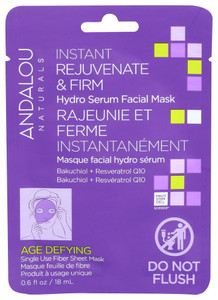 Andalou Naturals Instant Rejuvenate And Firm Sheet Mask, 0.6 Fl Oz
