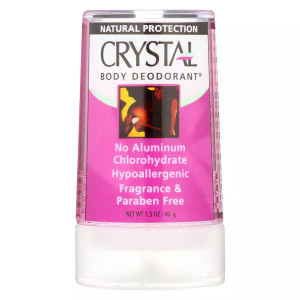 Crystal Mineral Deodorant Stick Unscented for Long Lasting Protection, 1.5 oz