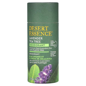 Desert Essence Deodorant in Lavender and Tea Tree for Freshness, 2.25 oz