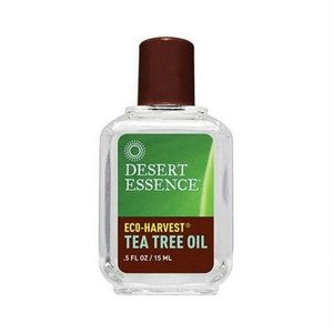 Desert Essence Eco-Harvest Tea Tree Oil for Pure Therapeutic Use, 0.5 oz