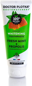 Doctor Plotke's Mouth Watchers Toothpaste Fresh Mint and Propolis for Fresh Breath, 3 oz