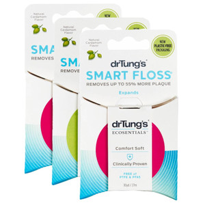 Dr. Tung's Smart Floss in Natural Cardamom Flavor, 30 Yards