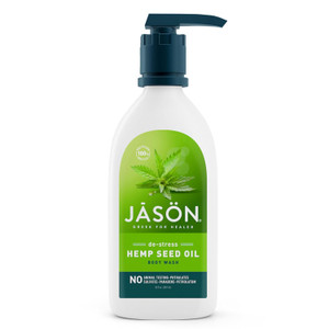 Jason Body Wash De-Stress Hemp Seed Oil - 30 Fl Oz
