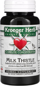 Kroeger Herbs Complete Concentrates Milk Thistle - 90 Cap