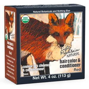 Light Mountain Hair Color And Conditioner Red - 4 Fl Oz