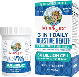 Mary Ruth'S 3-In-1 Daily Digestive Health Capsules - 30 Cap