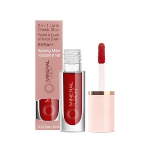 Mineral Fusion 2-In-1 Lip & Cheek Stain Syrah - 0.1 Fl Oz